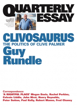 Quarterly Essay 56: Clivosaurus